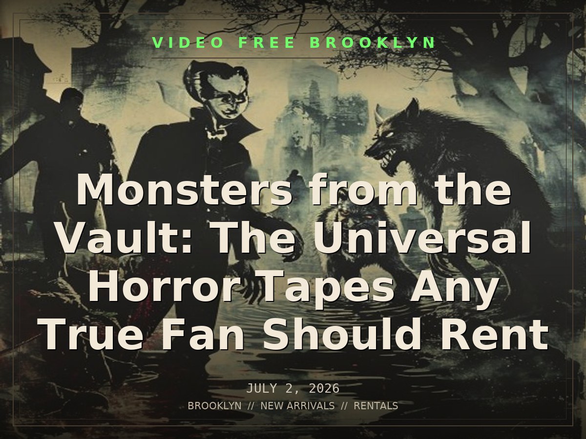 Monsters from the Vault: The Universal Horror Tapes Any True Fan Should Rent