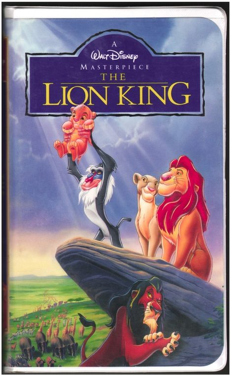 The Lion King Walt Disney Masterpiece VHS cover