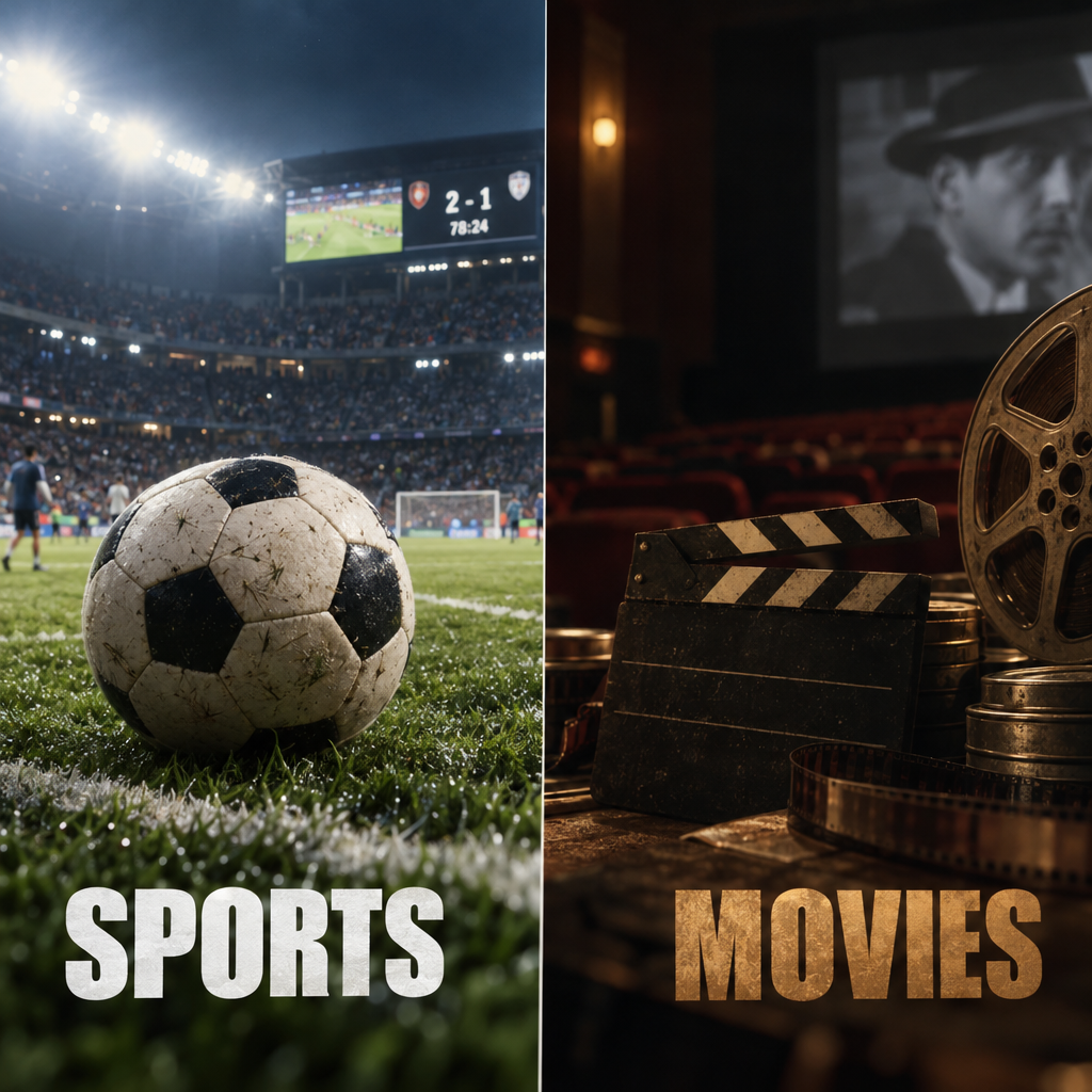 Fubo TV Sports vs Movies Identity