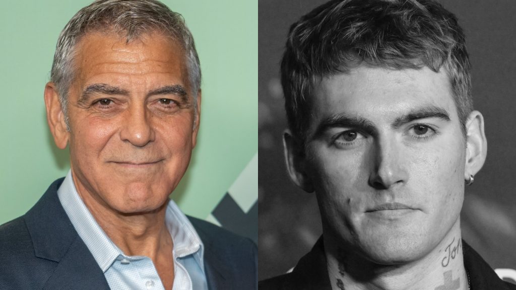 George Clooney and Presley Gerber