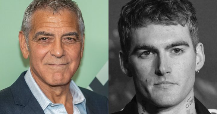 George Clooney and Presley Gerber