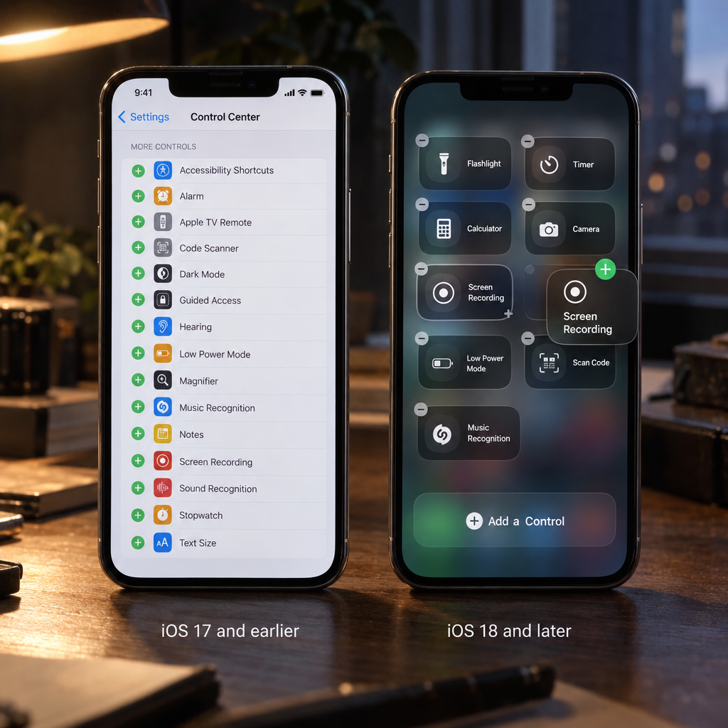 Adding Screen Recording to Control Center