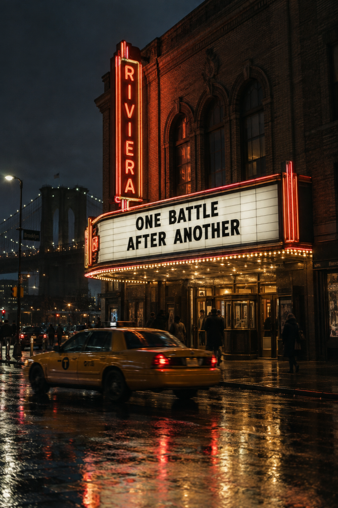 One Battle After Another NYC Showtimes Hero