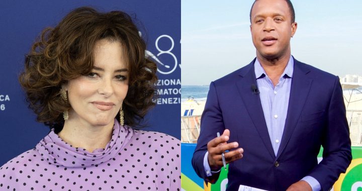 Parker Posey and Craig Melvin