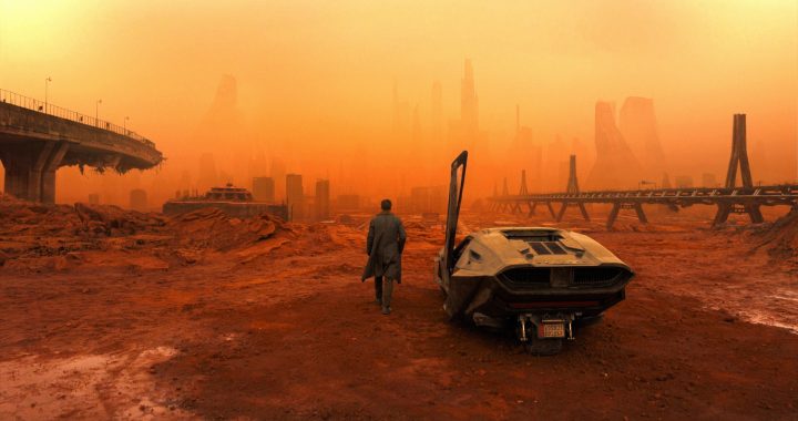 Blade Runner 2049 (2017) orange haze wasteland, shot by Roger Deakins