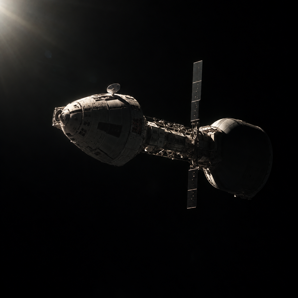 Single Hard Light Source in Space