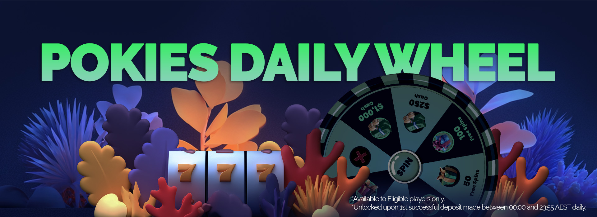 Pokies Daily Wheel at The Pokies Net